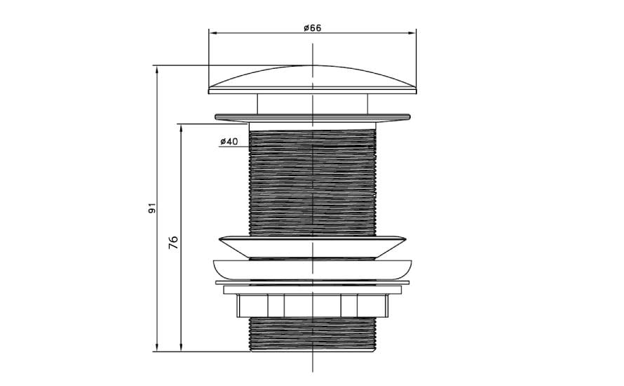 Донний клапан Asignatura без переливу (45513902) - фото 4