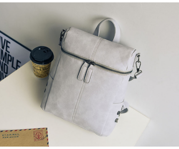 Рюкзак-сумка 30х26х12 см Сірий (375)