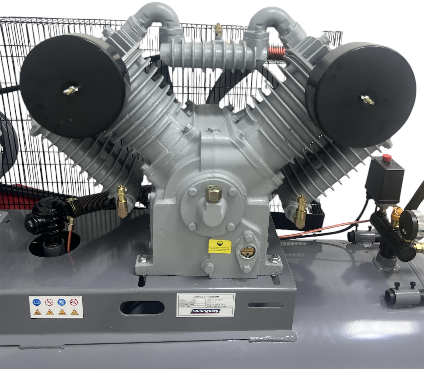 Компресор поршневий ShiningBerg LT100-500L 500 л 380В - фото 5