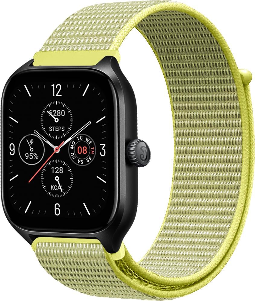 Ремешок нейлоновый Sport Loop для Amazfit GTS 4/Mini Green (29522-5A) Ремешок нейлоновый Sport Loop для Amazfit GTS 4/Mini Green (29522-5A)