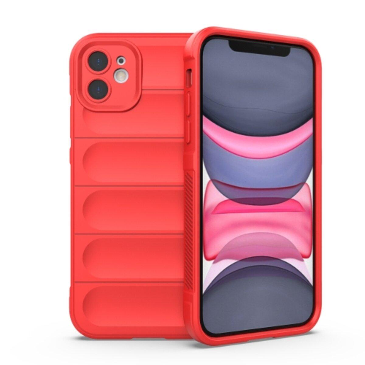 Противоударный чехол для Apple iPhone 12 Cosmic Magic Shield / China Red