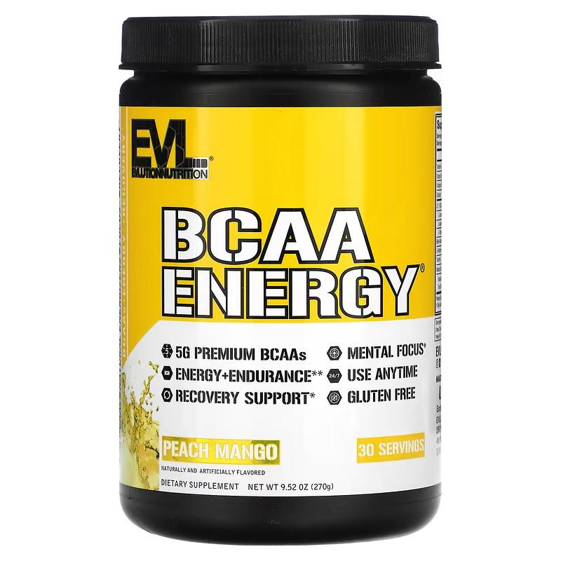 Аминокислоты EVLution Nutrition BCAA Energy peach/mango 270 г (00000029423) Аминокислоты EVLution Nutrition BCAA Energy peach/mango 270 г (00000029423)