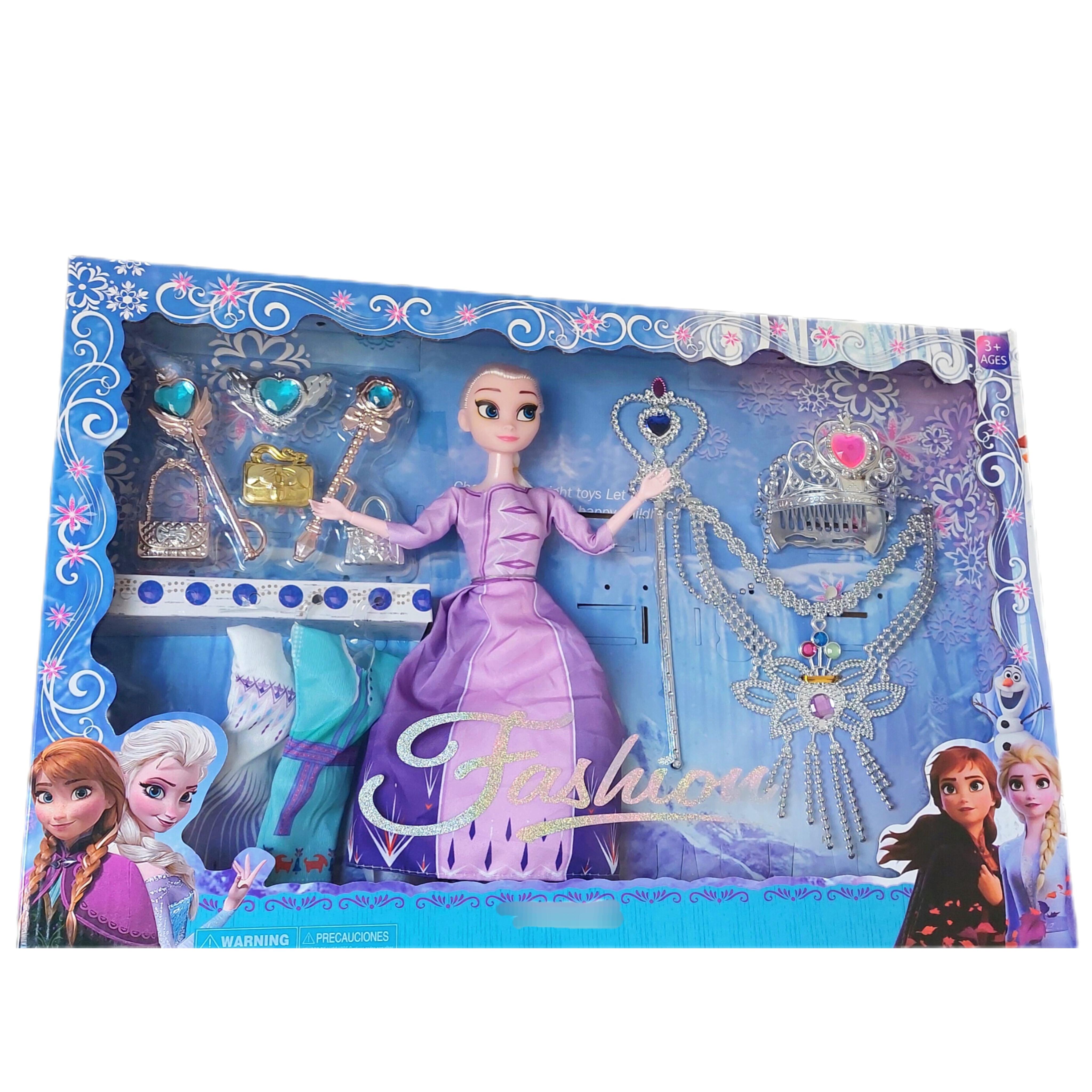 Кукла 1934А Эльза с аксессуарами/ожерелье/платья/заколка (2321209)