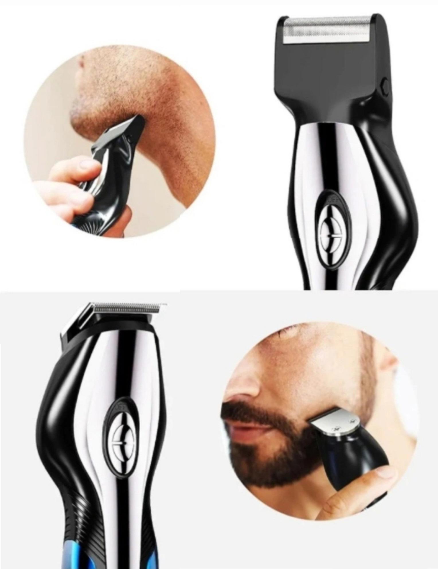 Тример для бороди та волосся Geemy lemex Hair Trimmer 11в1 5 Вт із зарядкою від USB - фото 6