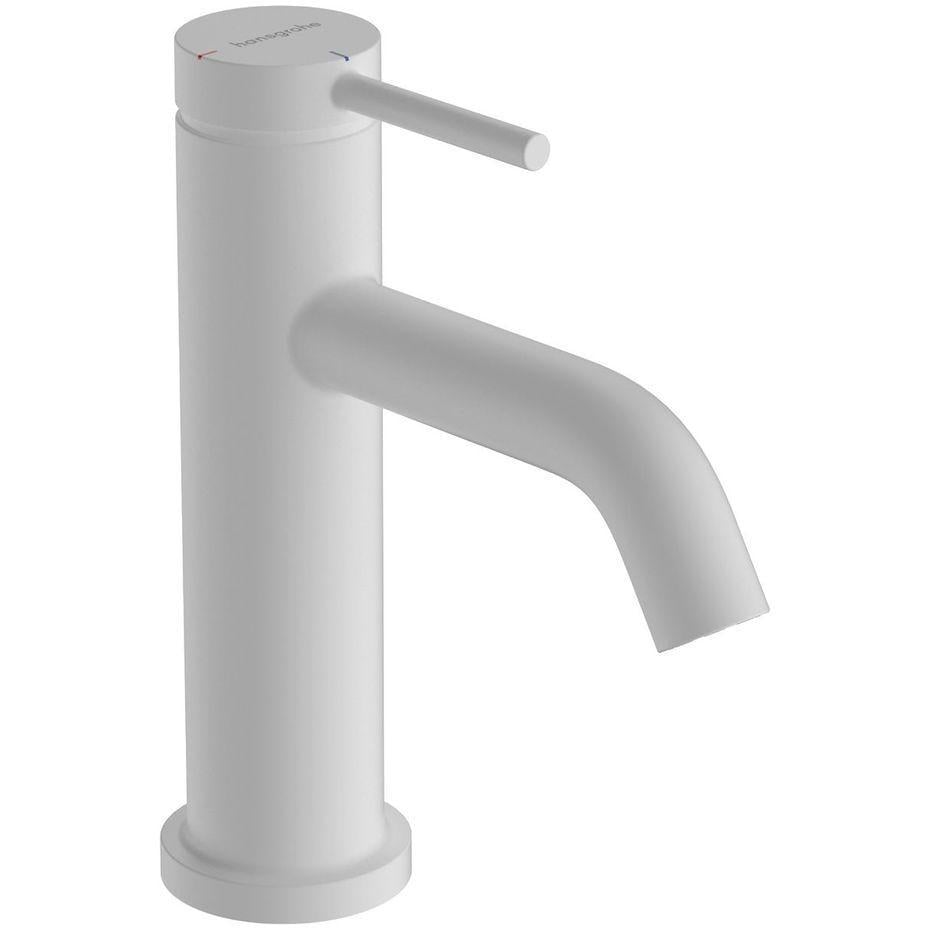 Смеситель для раковины Hansgrohe Tecturis S 80 однорычажный Белый матовый (37461540)