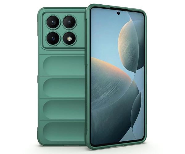 Чехол - накладка Ricco Phantom Shield для Xiaomi Poco X6 Pro / Redmi K70E с защитой при падении Зелёный