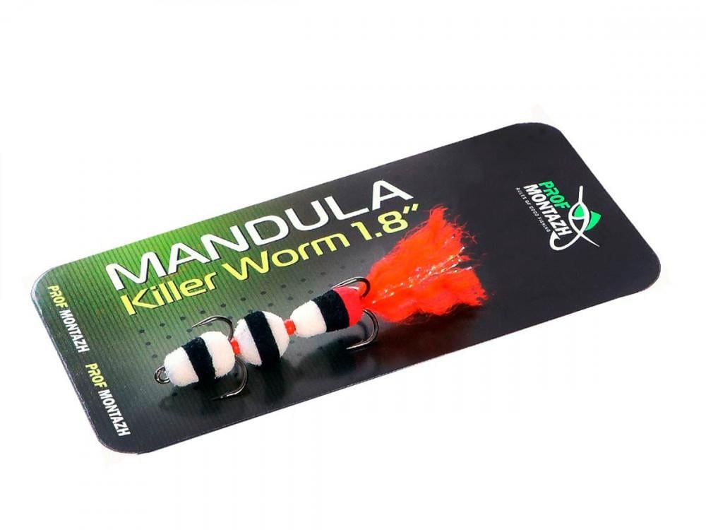 Мандула ПрофМонтаж Killer Worm 45 мм 907 - фото 1 Мандула ПрофМонтаж Killer Worm 45 мм 907 - фото 1