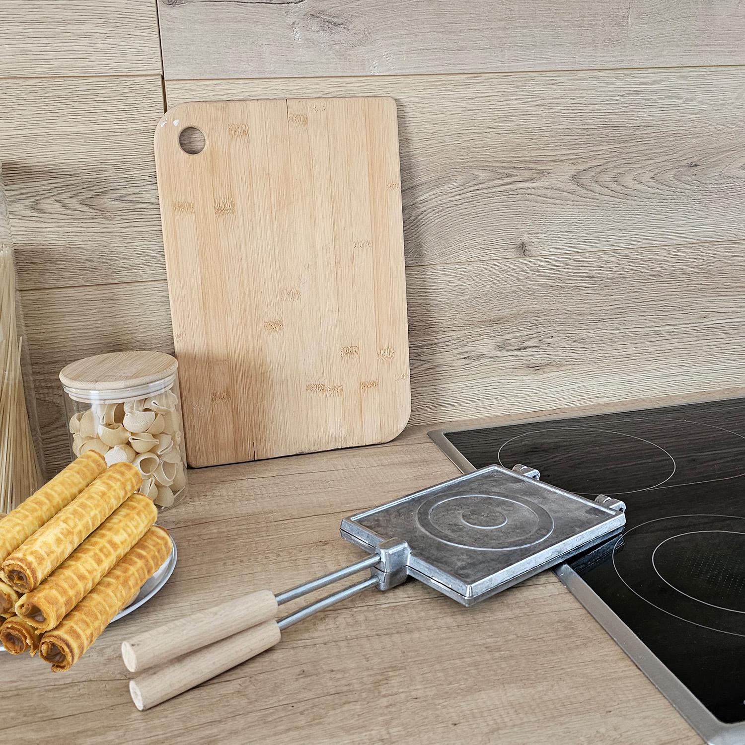 Форма для випікання вафель та вафельних трубочок (22338173) - фото 4 Форма для випікання вафель та вафельних трубочок (22338173) - фото 4