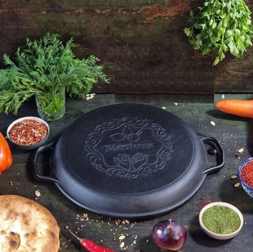 Жаровня-гриль Maysternya чавунна 34х4 см (340-40Gr) - фото 4 Жаровня-гриль Maysternya чавунна 34х4 см (340-40Gr) - фото 4