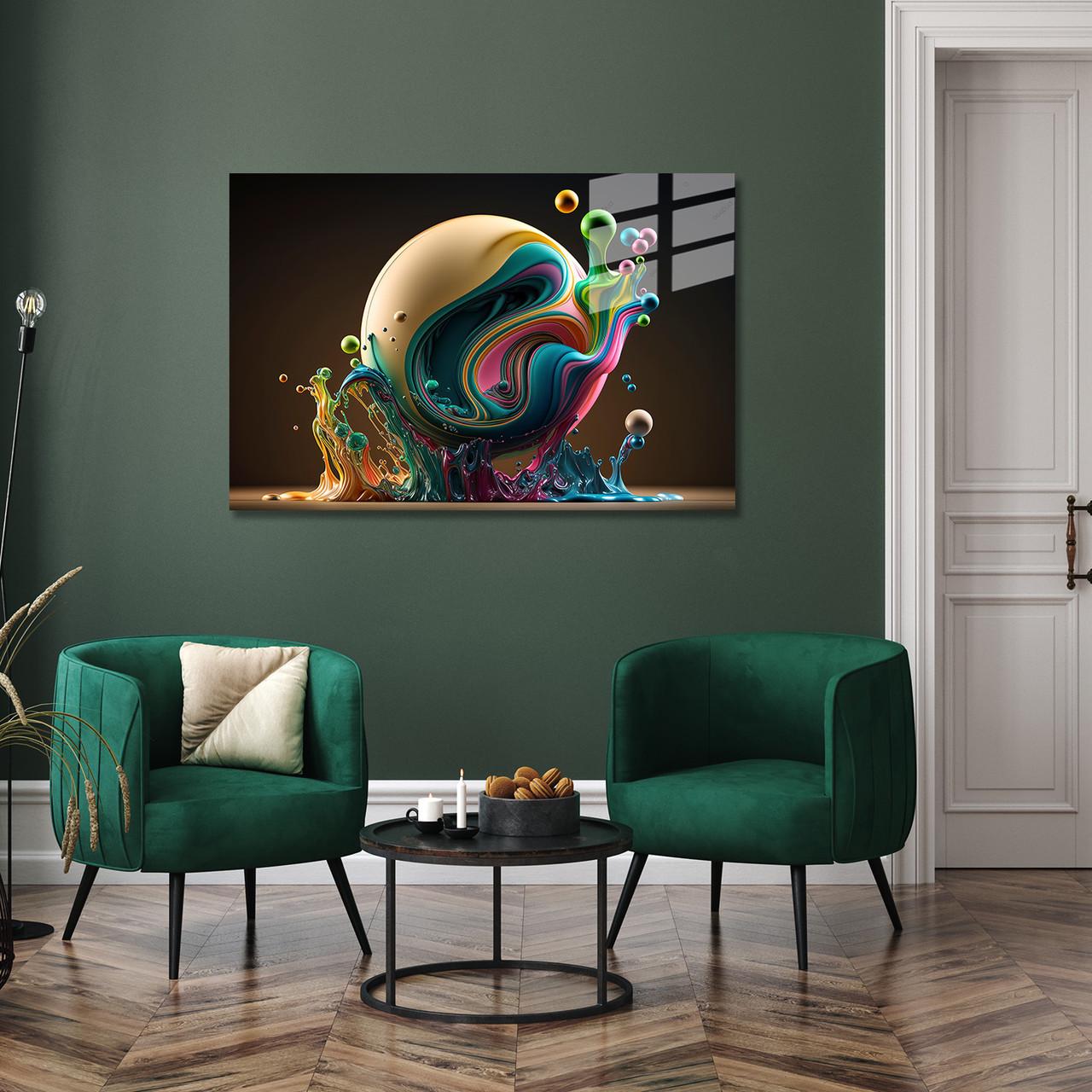 Картина на стекле NovellaPrint Мир красок 60х40 см (399.1)