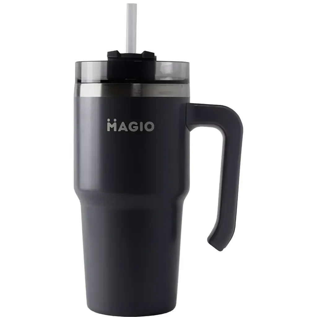 Термокружка с соломинкой Magio MG-1085 вакуумные стенки 600 мл Серый (2617325905) Термокружка с соломинкой Magio MG-1085 вакуумные стенки 600 мл Серый (2617325905)