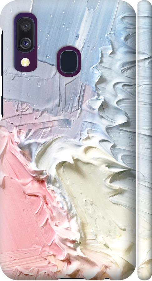 Чехол на Samsung Galaxy A40 2019 A405F Пастель v1 (3981m-1672-42517)
