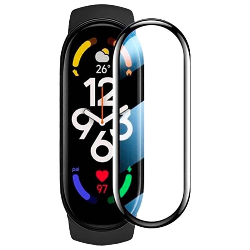 Пленка полимерная противоударная 3D full glue для Xiaomi Mi Band 8 Черный (00000064032_1)