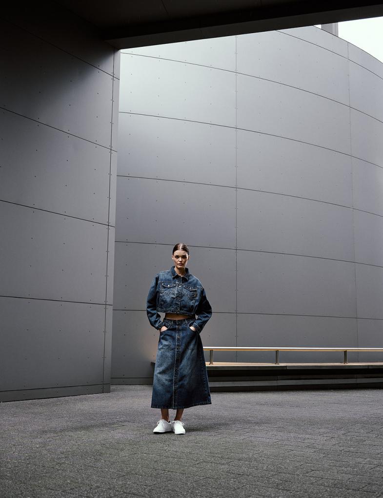 Юбка джинсовая женская Diverse MONALA M Темно-голубой (5905384039439) - фото 9 Юбка джинсовая женская Diverse MONALA M Темно-голубой (5905384039439) - фото 9