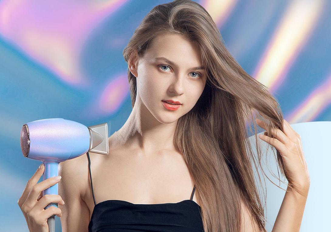 Фен Enchen AIR Plus Hair dryer Blue Premium version EU - фото 3