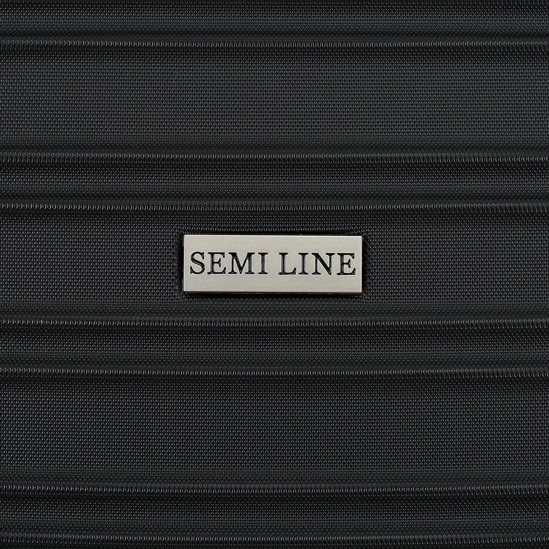 Чемодан малый под ручную кладь SEMI LINE 20" ABS-Plastic S Black (T5953-1) - фото 9