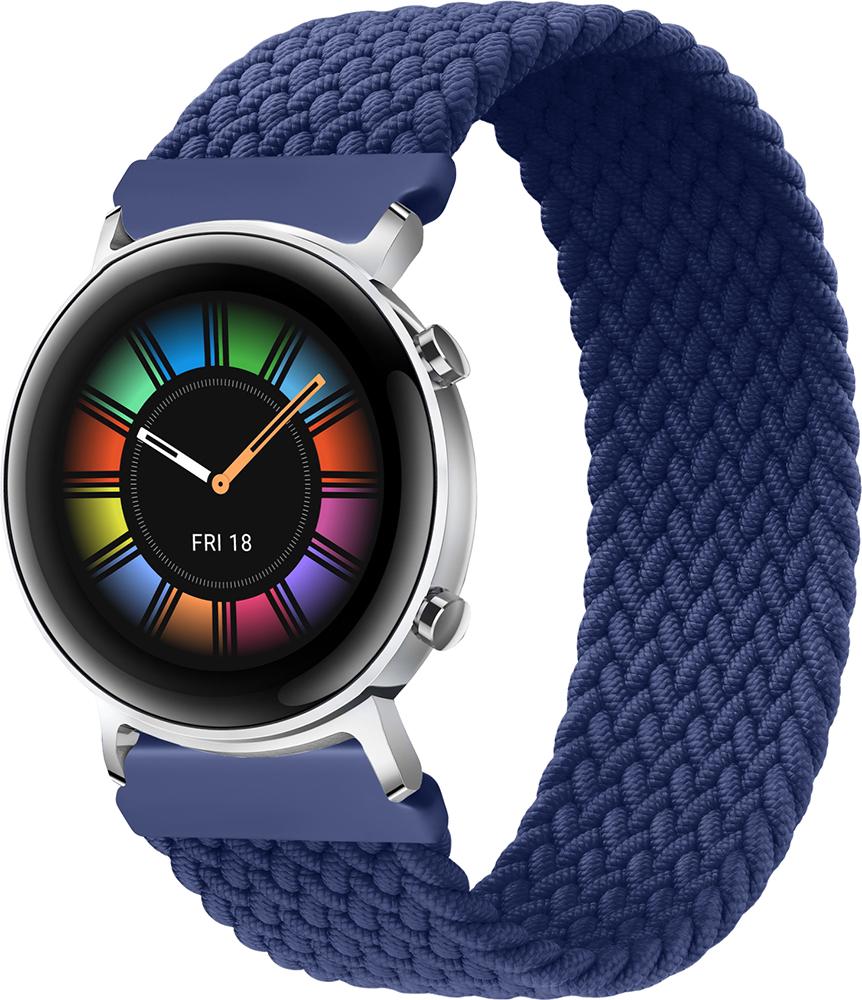Ремінець Solo Loop для Huawei Watch GT 2 42 мм (145 мм) Blue (22236-28) Ремінець Solo Loop для Huawei Watch GT 2 42 мм (145 мм) Blue (22236-28)