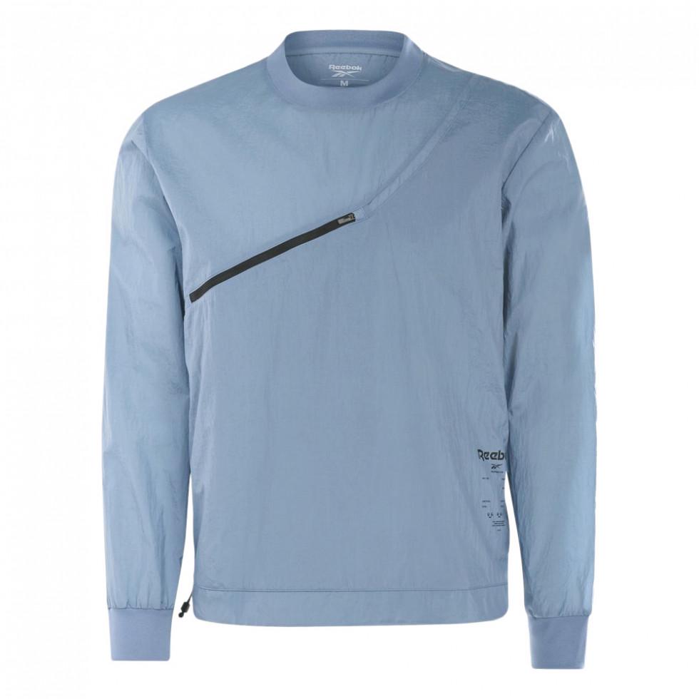 Свитшот мужской Reebok Road Trip Woven Crewneck GS9212 XS Голубой Свитшот мужской Reebok Road Trip Woven Crewneck GS9212 XS Голубой