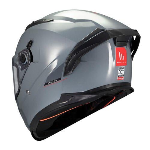Мотошлем MT HELMETS Braker SV L Grey Gloss (47579) - фото 8