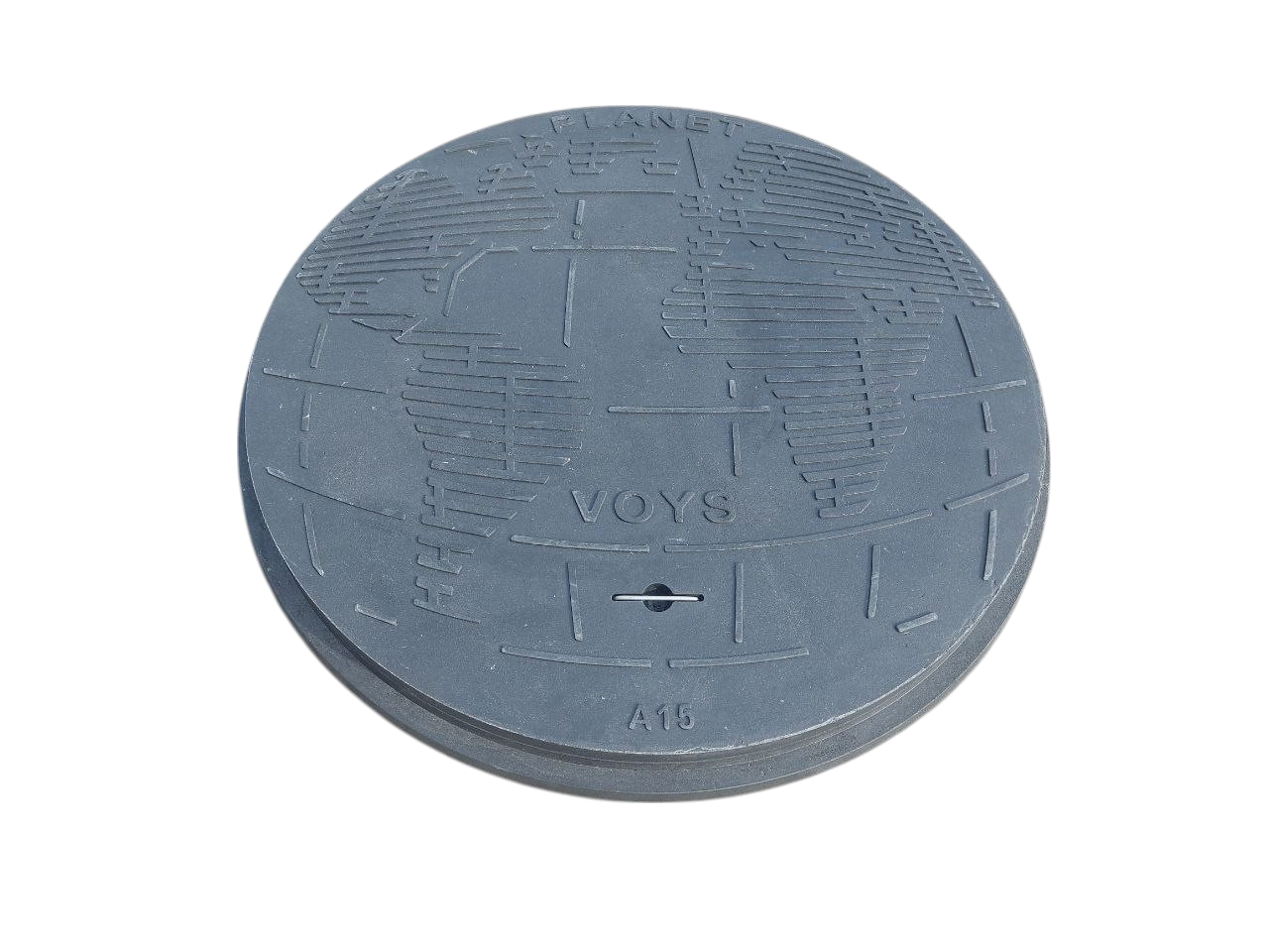 Крышка на бетонное кольцо d 1060 мм толщина 40 мм Черный (luk36)