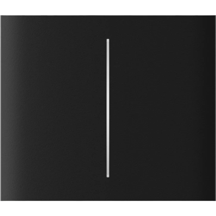 Кнопка центральна для двоклавішного вимикача Ajax CenterButton 2-gang vertical Black (2890076092)
