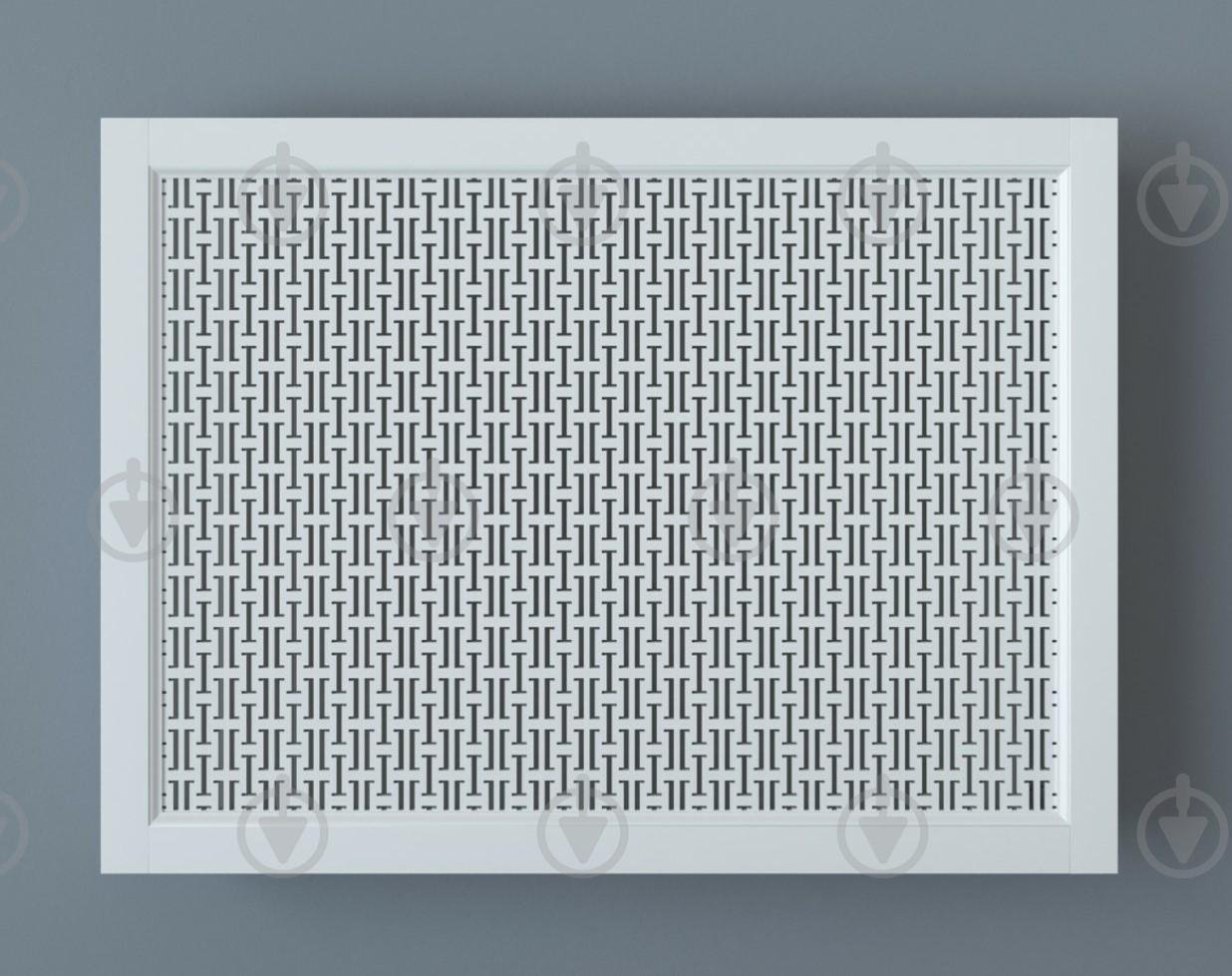 Экран-решетка декоративная на батарею отопления R48-F90 Белый (25626787) - фото 2 Экран-решетка декоративная на батарею отопления R48-F90 Белый (25626787) - фото 2