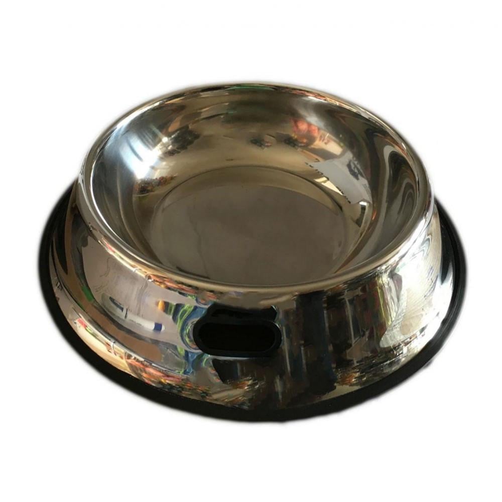 Миска для тварин нержавіюча сталь 26 см 0,8 л (2296436382)