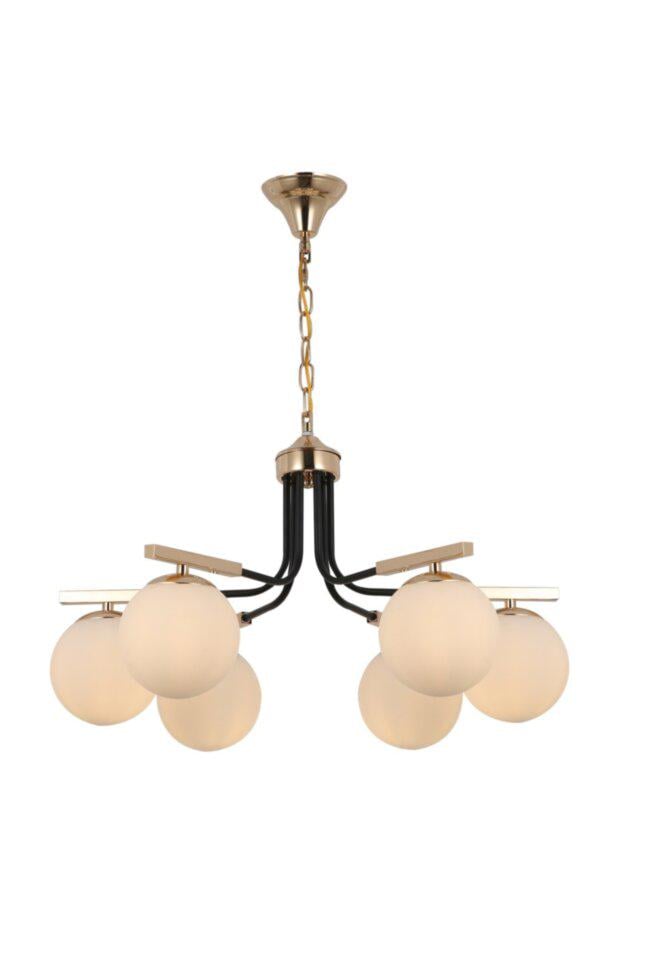 Люстра Blitz 7420 57x79 см Чорно-золотистий (7420-46)