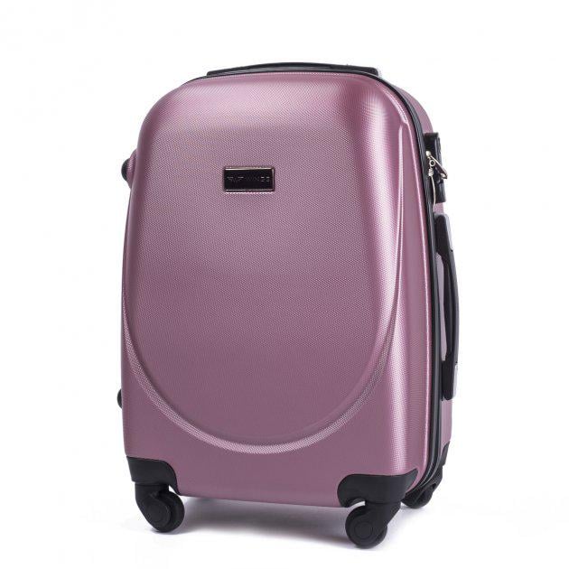 Чемодан пластиковый Wings 310 маленький Розовое золото - фото 1 Чемодан пластиковый Wings 310 маленький Розовое золото - фото 1