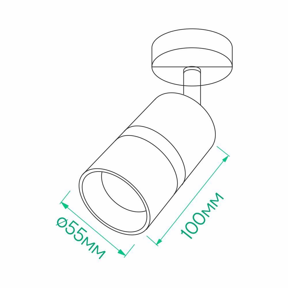 Светильник накладной поворотный ARDERO ML312-1 BAMBOO GU10 Белый/Золотой - фото 3 Светильник накладной поворотный ARDERO ML312-1 BAMBOO GU10 Белый/Золотой - фото 3