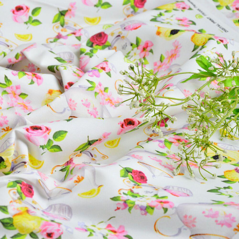 Ткань хлопок Панама Мафин к чаю 235 гр/м2 с защитой от пятен 180 см (27396)