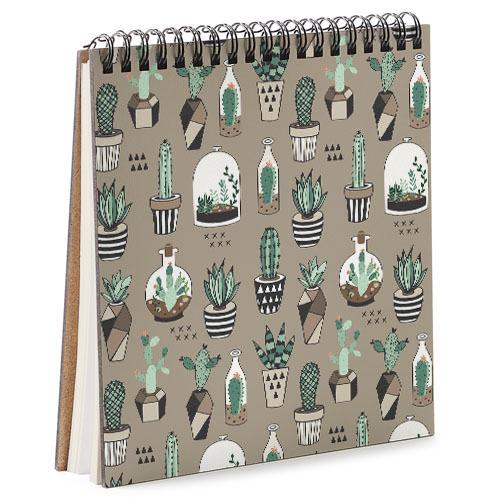 Скетчбук Кактусы 16,7x18 см (BDK_17A021)