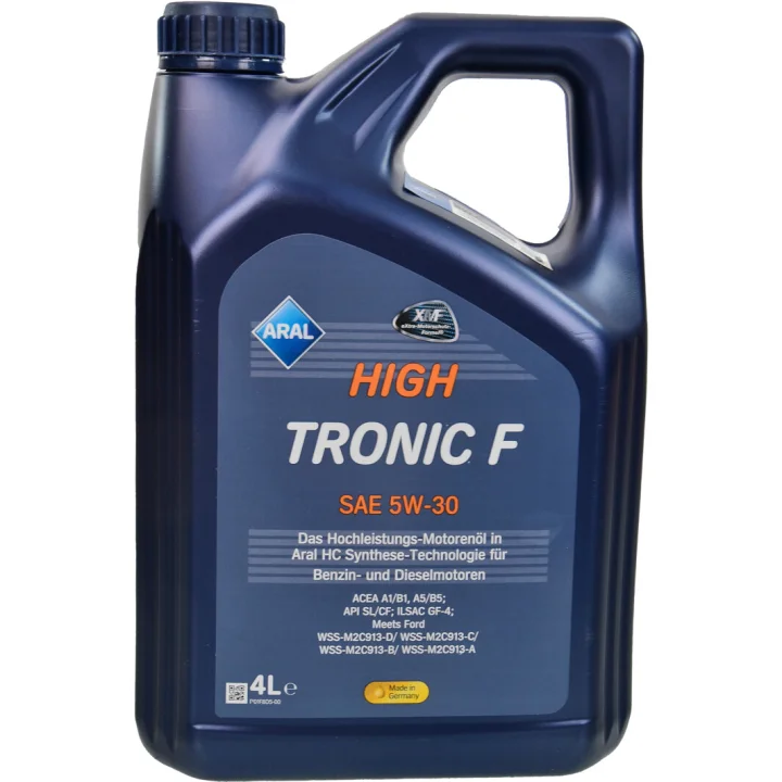 Моторное масло ARAL HighTronic F 5W-30 4 л (1552a2)