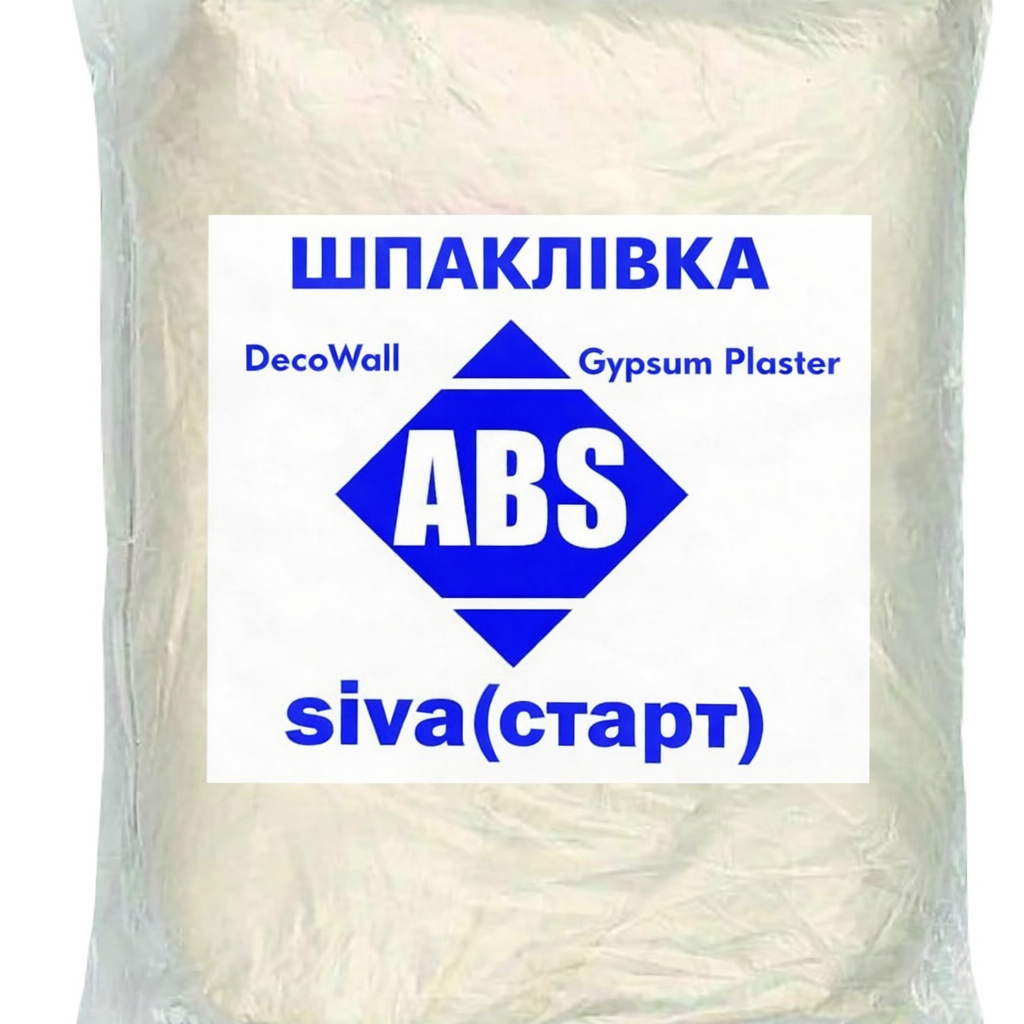 Шпатлевка гипсовая стартовая ABS Siva 2 кг (1249502211)
