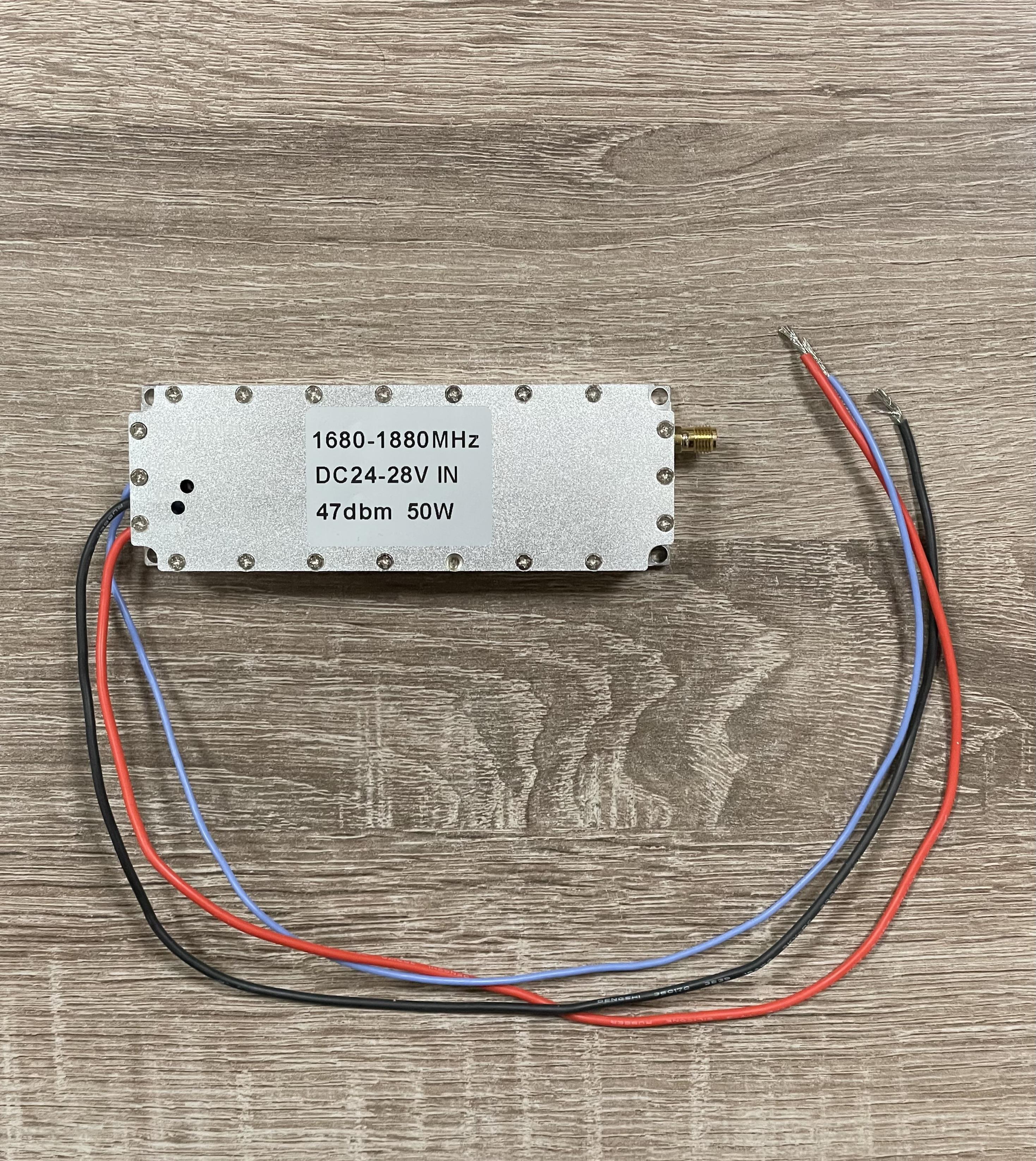 Усилительный модуль РЕБ GaN Anti Drone YNX-1.7G 50W 1680-1880MHz джаммер 1,7ГГц с циркулятором на GaN транзисторе (00-00026562)