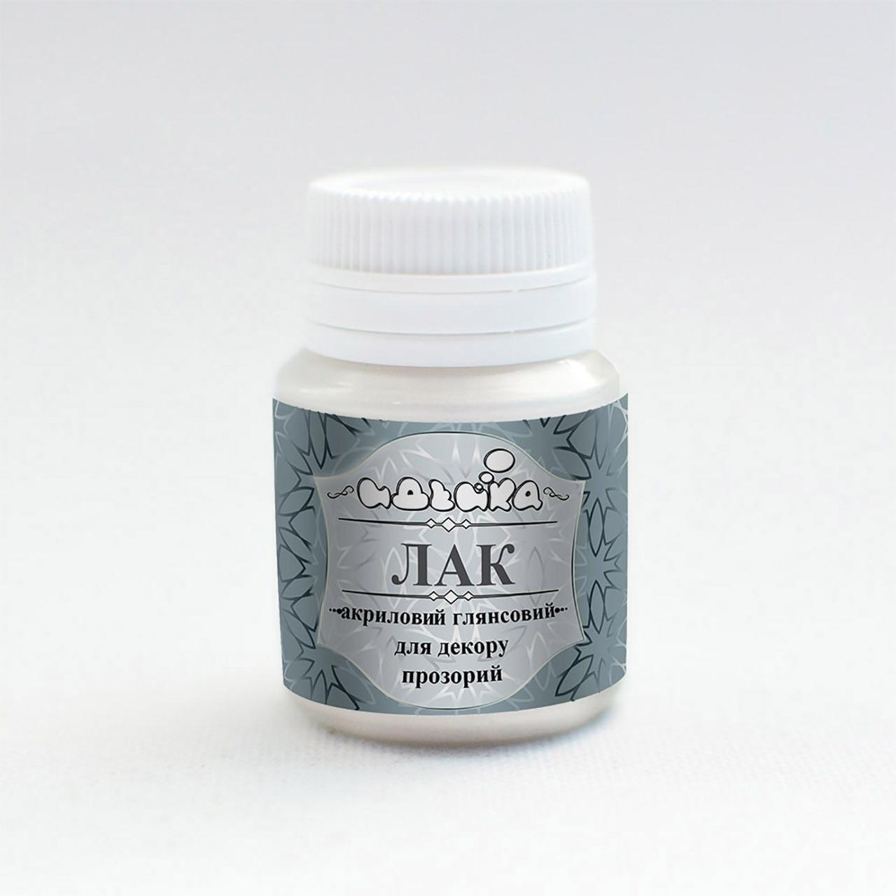 Лак акриловый Идейка глянцевый 20 мл Прозрачный (1211879908)