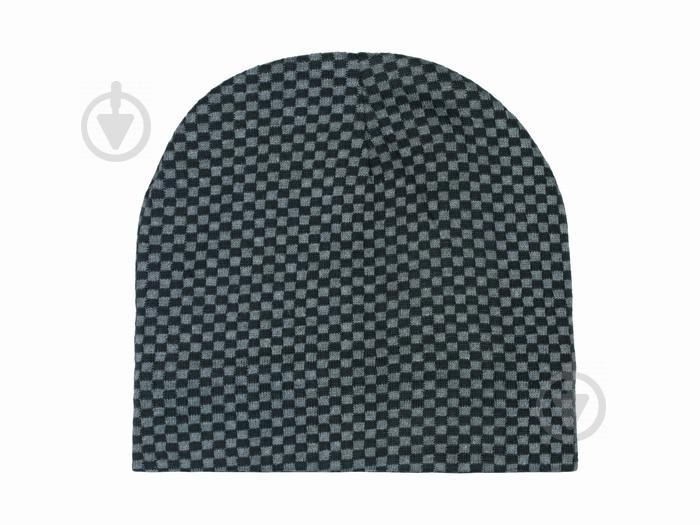 Шапка Beaniqe Taxy One Size Чорно-сіра (20999)