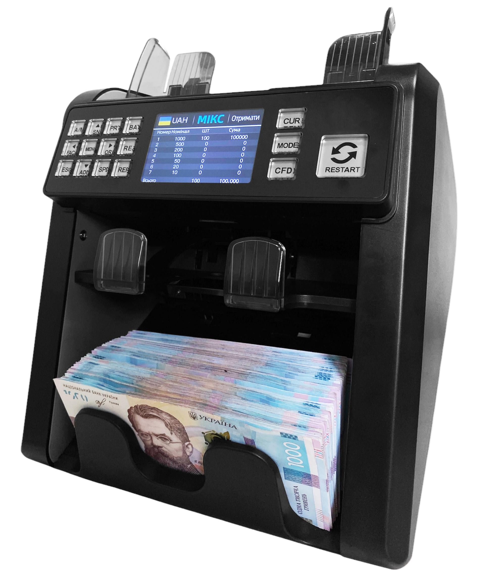 Счетчик банкнот MULTI COUNTER PRO 952A MAX VERSION 2024 (21808195) - фото 7
