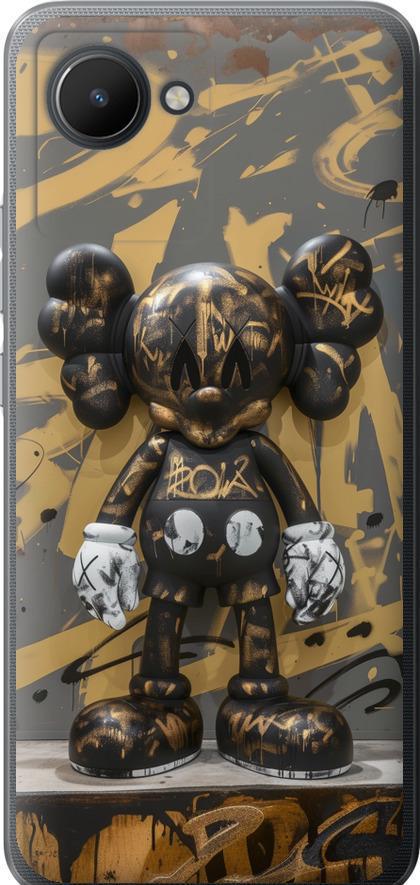 Чехол на Realme C30 Bronze kaws (6097u-2700-42517)
