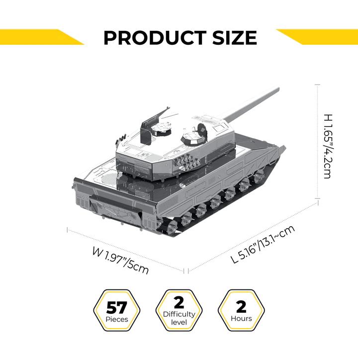 Конструктор METAL-TIME Leopard 2 Tank MT079 модель колекційна (3032564) - фото 3