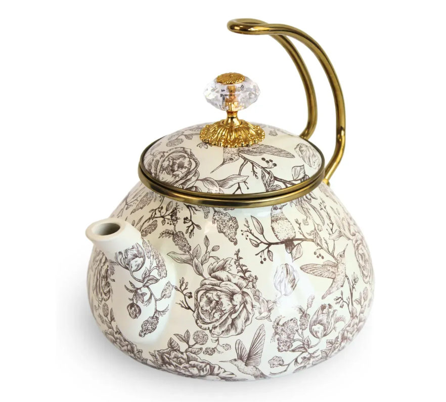 Чайник эмалированный BIRD Elmani с крышкой 2,2 л - фото 2 Чайник эмалированный BIRD Elmani с крышкой 2,2 л - фото 2