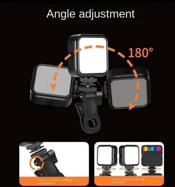 Накамерная светодиодная лампа AY-83 RGB для студийных фото и видеосъемок (2f966caa) - фото 3 Накамерная светодиодная лампа AY-83 RGB для студийных фото и видеосъемок (2f966caa) - фото 3