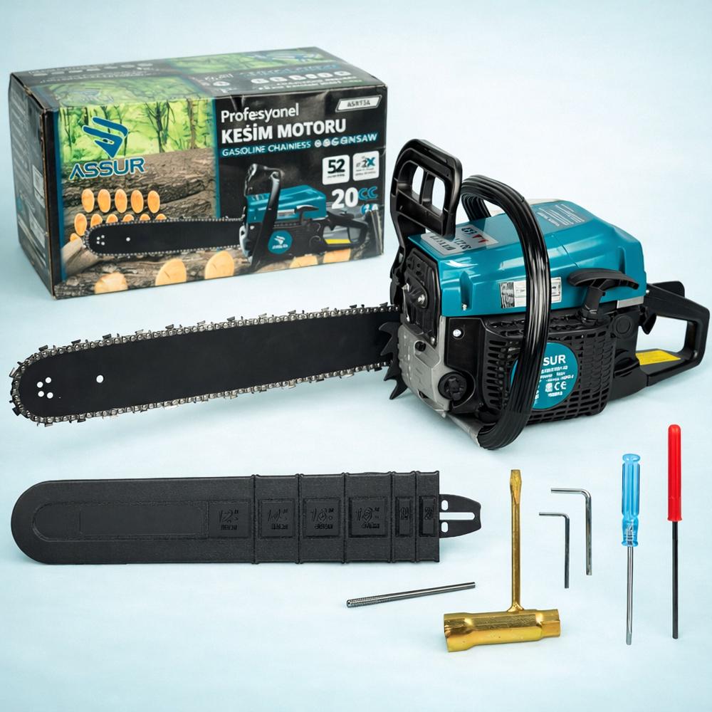 Бензопила ASR734 52 см3 2 кВт шина 55 см цепь 38 зуб. (37-124477) Бензопила ASR734 52 см3 2 кВт шина 55 см цепь 38 зуб. (37-124477)