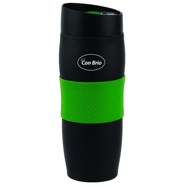 Термокружка Con Brio 380 мл Черный с зеленым (366-CB) Термокружка Con Brio 380 мл Черный с зеленым (366-CB)