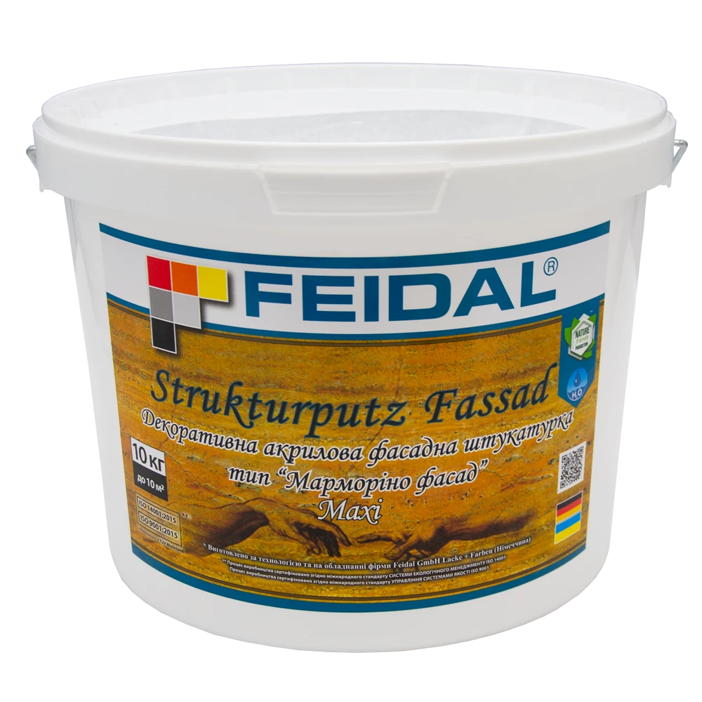 Декоративная фасадная штукатурка Feidal Strukturputz Fassad maxi 10 кг (1886455336)
