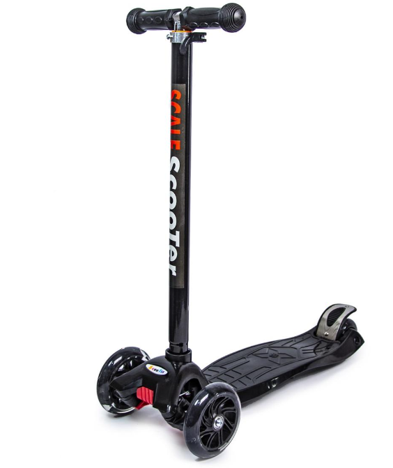 Самокат детский Maxi Черный (1178967531)