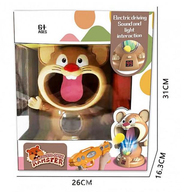 Тир Мышонок Joy Acousto-Optic Hamster детский интерактивный 1970A - фото 8 Тир Мышонок Joy Acousto-Optic Hamster детский интерактивный 1970A - фото 8