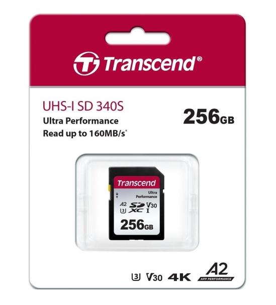 Карта памяти Transcend 256 Gb SDХC 340S C10 UHS-I (TS256GSDC340S) - фото 2