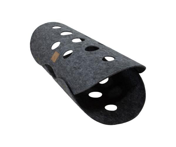 Тунель Lucky Pet для собак/котів 25х25х70 см Сірий