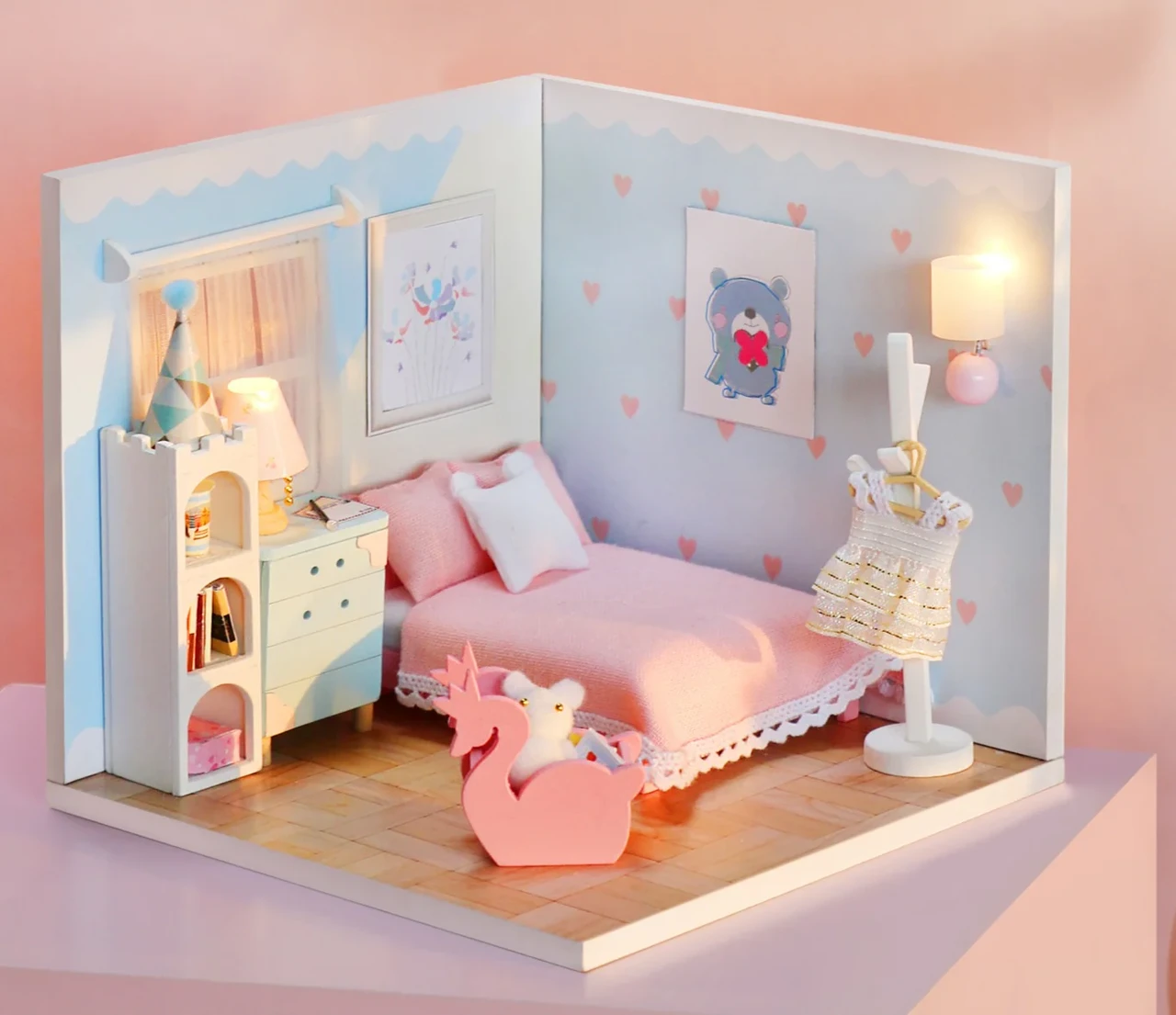 Румбокс 3D DIY Wooden Miniature Dream Room/Пилозахисний купол (S2005)